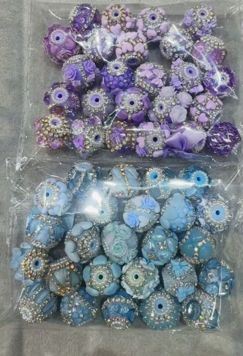 2-4 Bling fancy beads mix