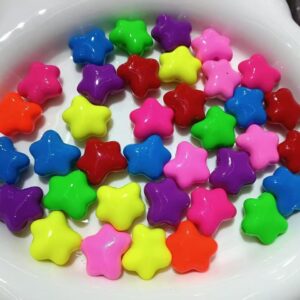 Irregularly shaped beads, used for making pen and keychain accessories