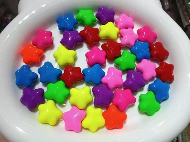 3-1 Irregularly shaped beads, used for making pen and keychain accessories