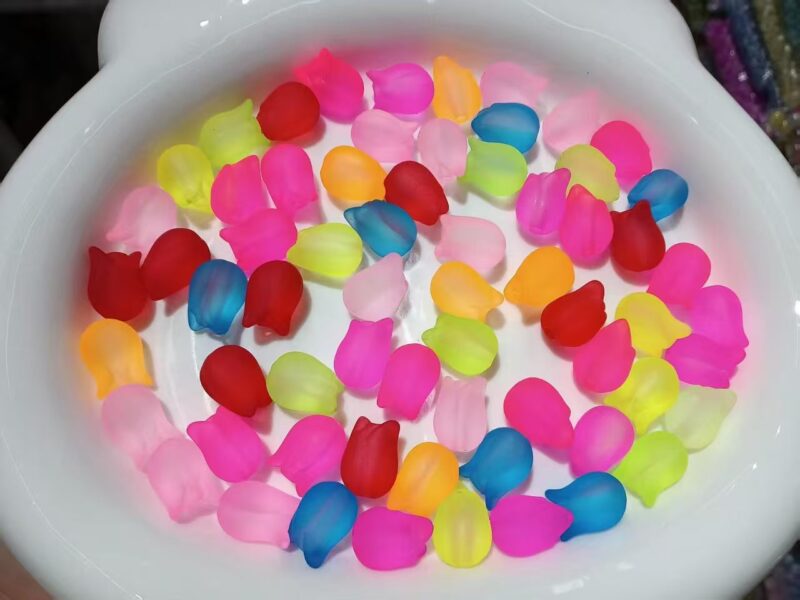 3-2 Irregularly shaped beads, used for making pen and keychain accessories