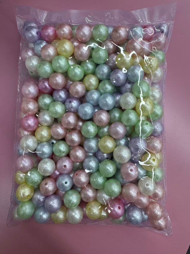 5-3 DIY round beads, with a frosted pearl texture.