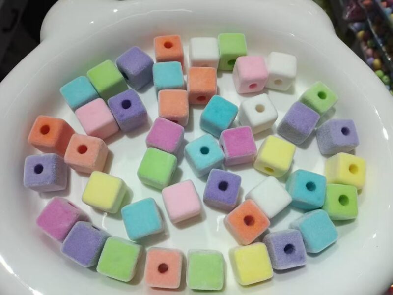 6-3 fuzzy beads with different shape