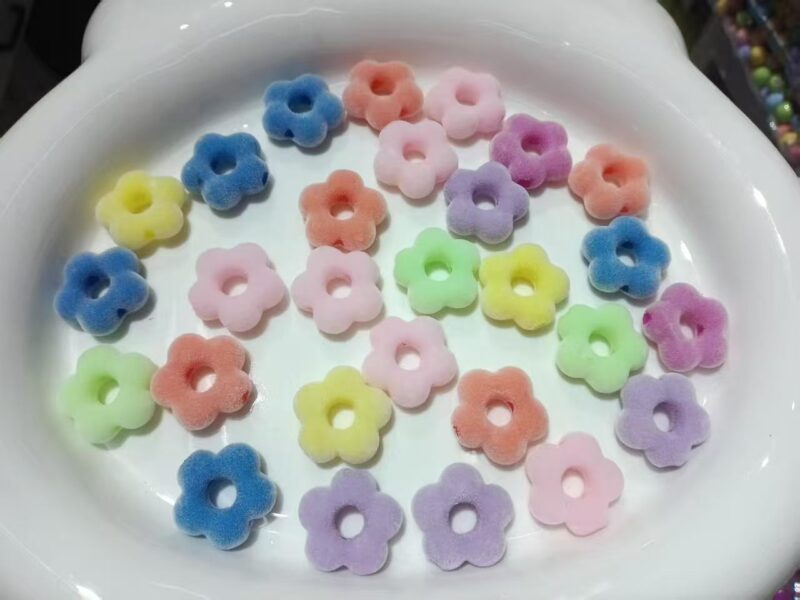 6-5 fuzzy beads with different shape