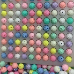 16mm mixed fancy beads