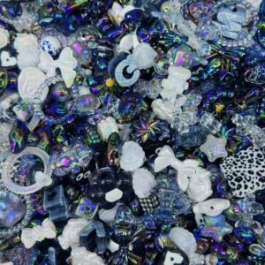 500g Irregular acrylic beads in a large mixture
