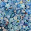 500g Irregular acrylic beads in a large mixture